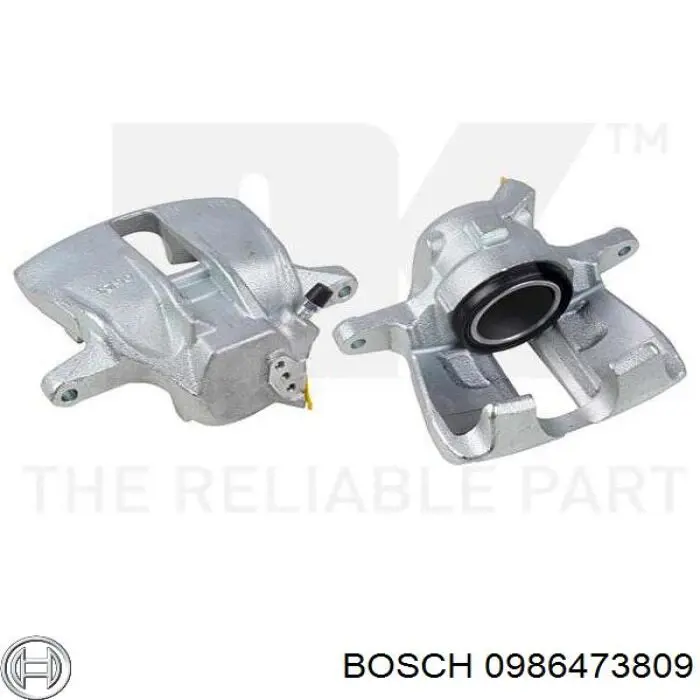 0986473809 Bosch pinza de freno delantera derecha