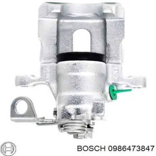 0986473847 Bosch pinza de freno trasero derecho