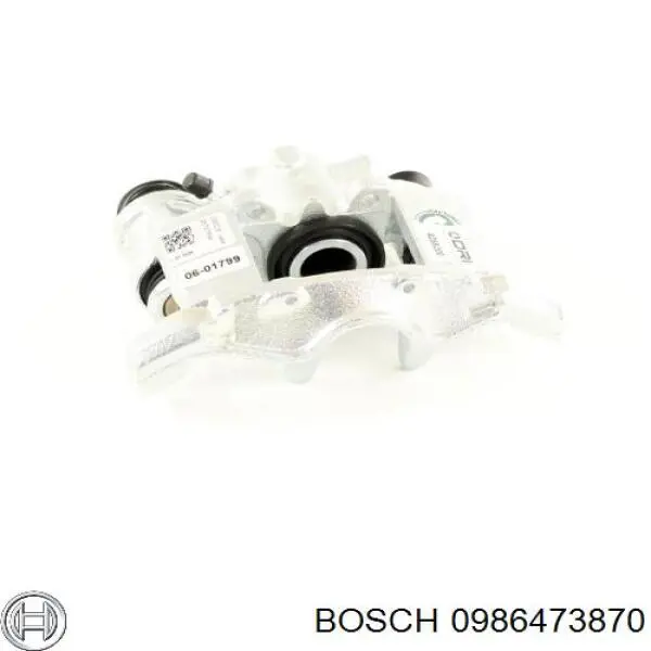 0986473870 Bosch pinza de freno trasero derecho