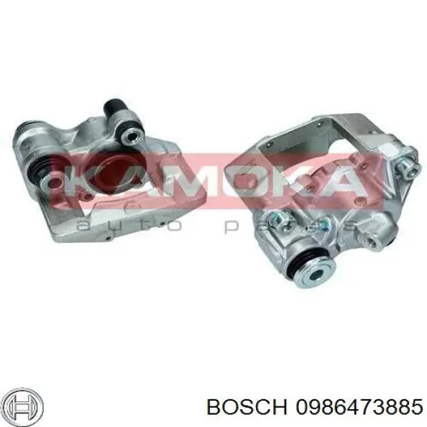 0 986 473 885 Bosch pinza de freno delantera izquierda