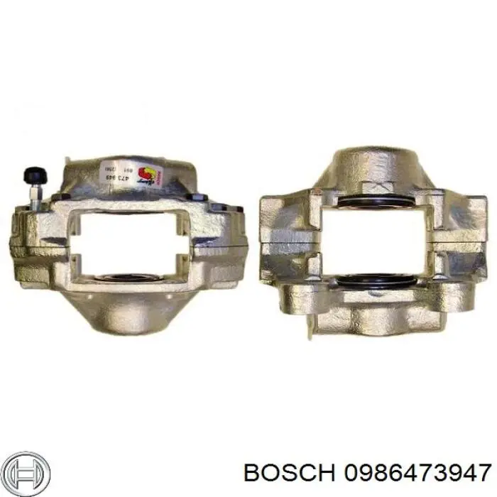 0986473947 Bosch pinza de freno trasera izquierda