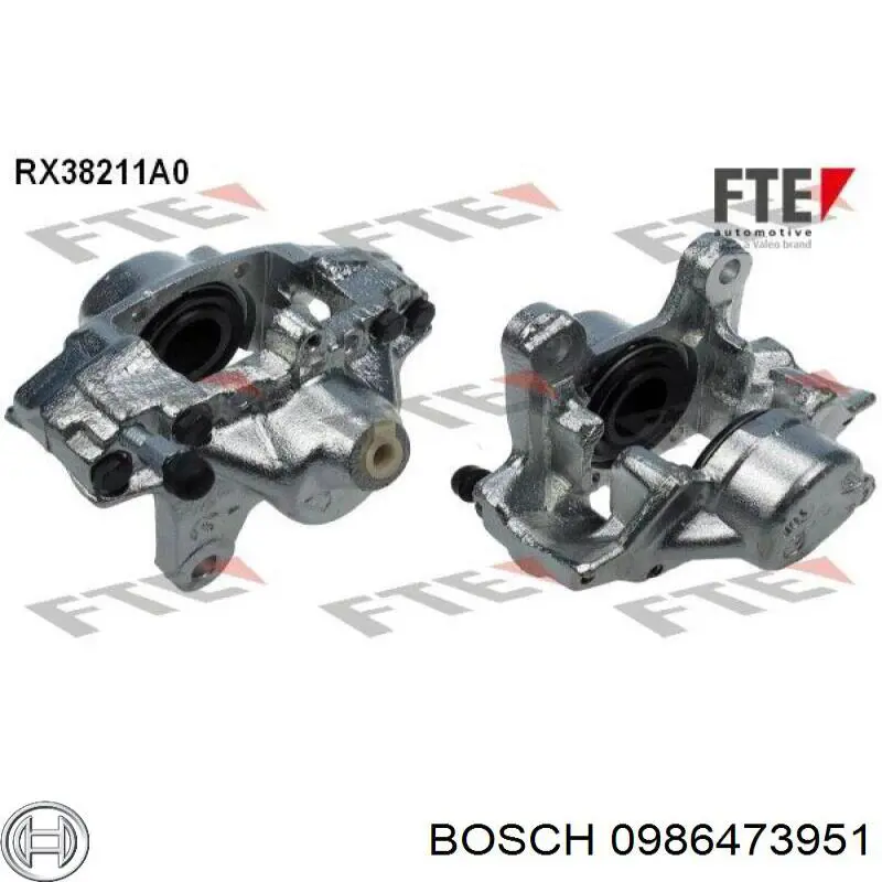 Pinza de freno trasera izquierda Mercedes A201420028364 precio, desde 46,46 EUR