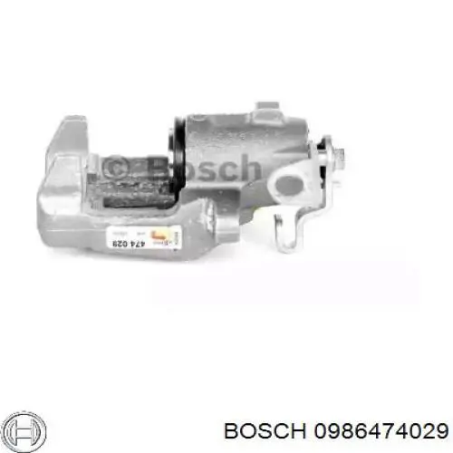 0 986 474 029 Bosch pinza de freno trasero derecho