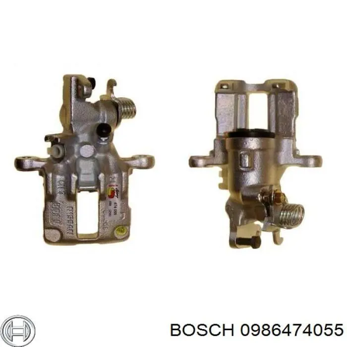 0986474055 Bosch pinza de freno trasero derecho