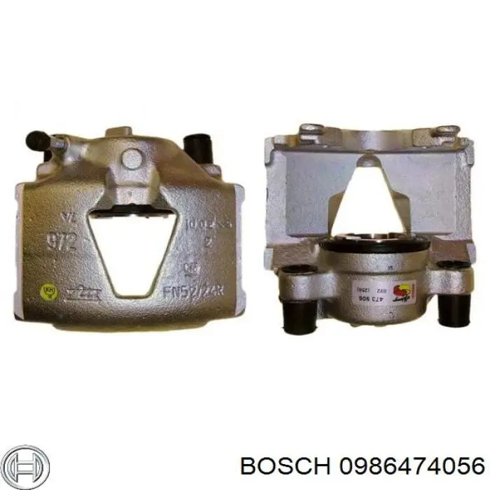 0 986 474 056 Bosch pinza de freno trasero derecho