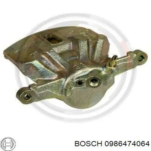 0 986 474 064 Bosch pinza de freno delantera derecha