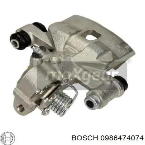 0986474074 Bosch pinza de freno trasero derecho