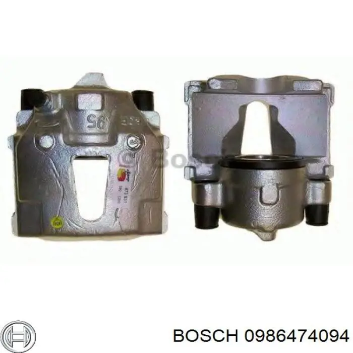 0986474094 Bosch pinza de freno trasero derecho