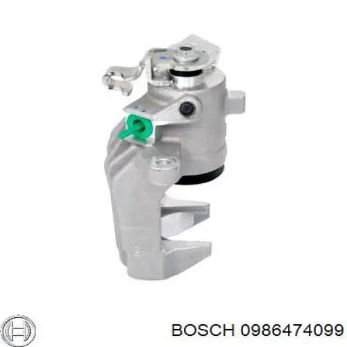 0986474099 Bosch pinza de freno trasero derecho