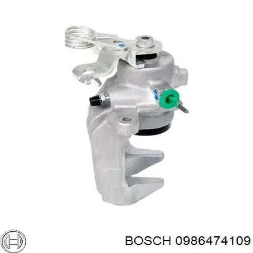 Pinza de freno trasero derecho BOSCH 0986474109