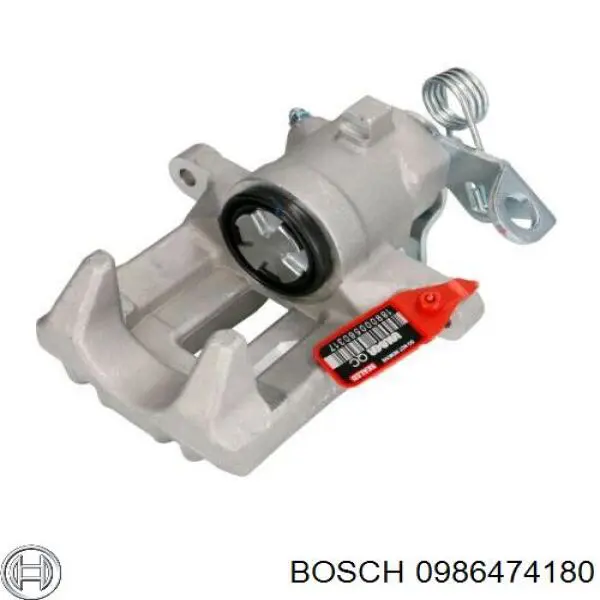 Pinza de freno trasera derecha 0986474180 Bosch