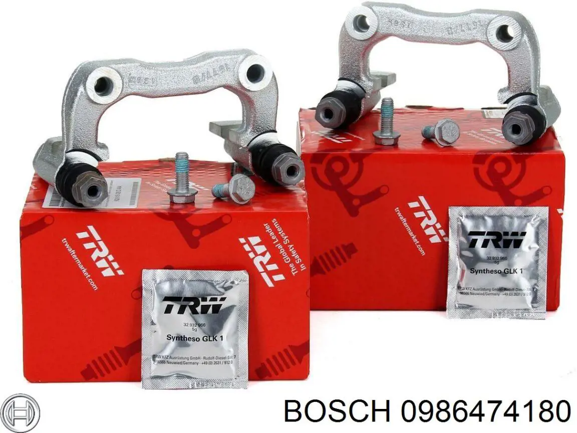 0986474180 Bosch Pinza de freno trasera derecha