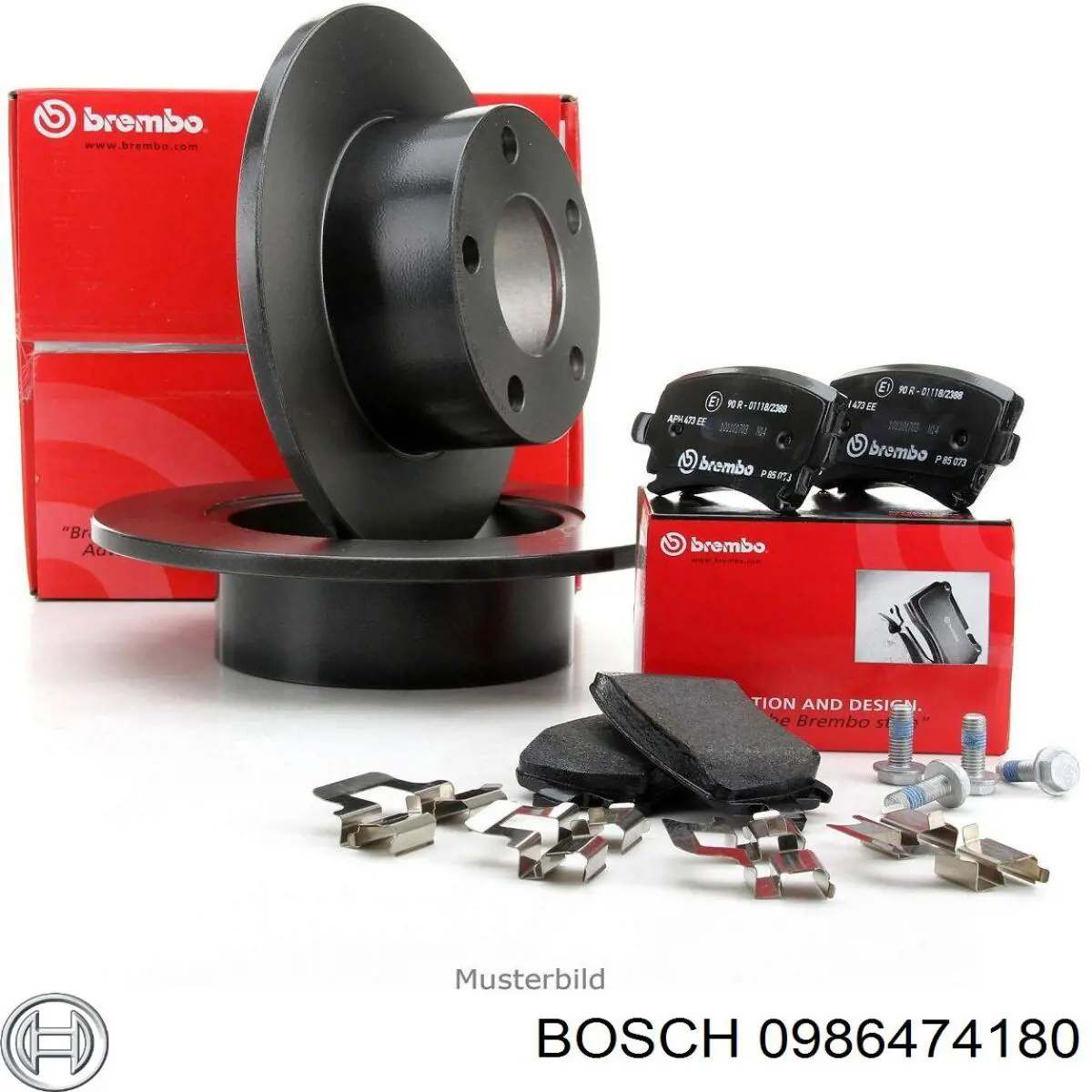 Pinza de freno trasera derecha Bosch 0986474180 precio, desde 6,66 EUR