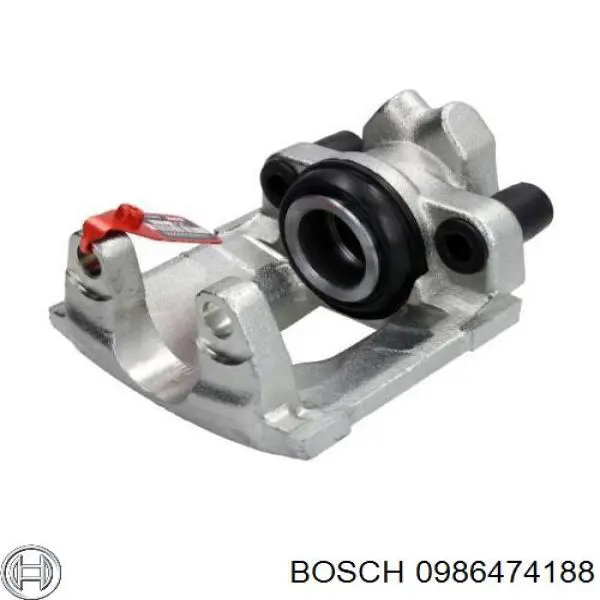 0 986 474 188 Bosch pinza de freno trasero derecho