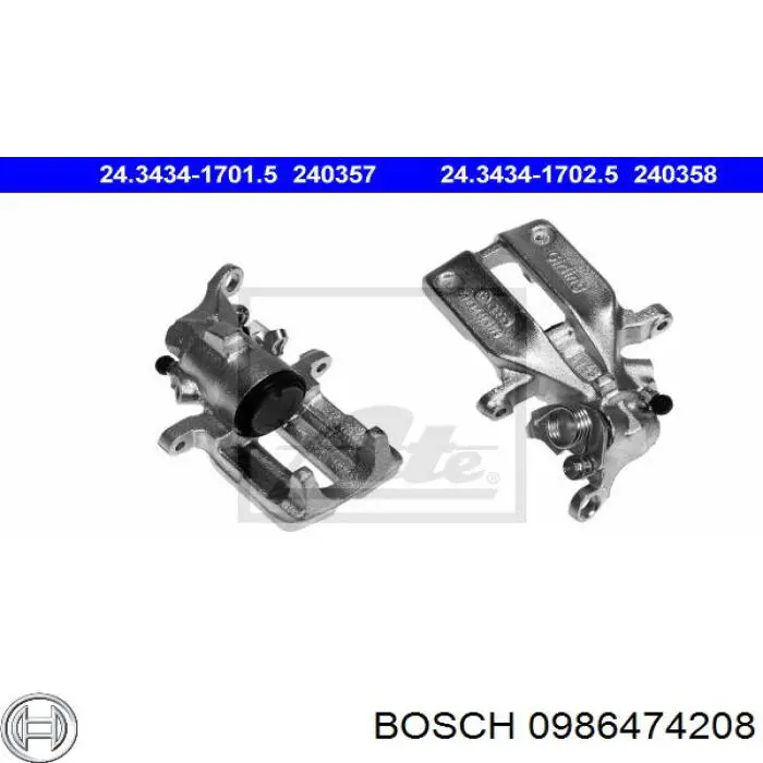 Pinza de freno trasera derecha VAG 447615424 precio, desde 96,53 EUR