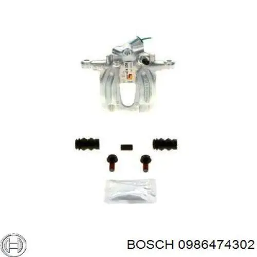 0986474302 Bosch pinza de freno delantera derecha