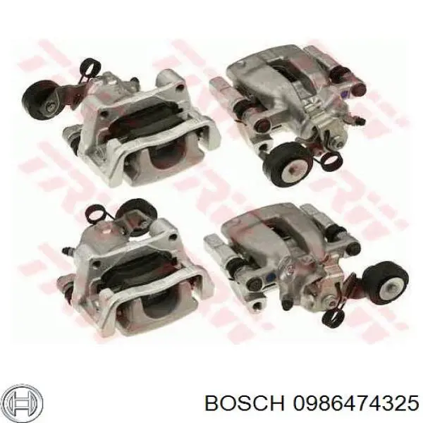 Comprar 0986474325 Bosch Pinza de freno trasera derecha