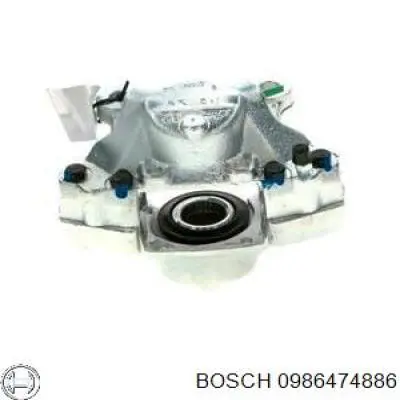 0 986 474 886 Bosch pinza de freno trasero derecho