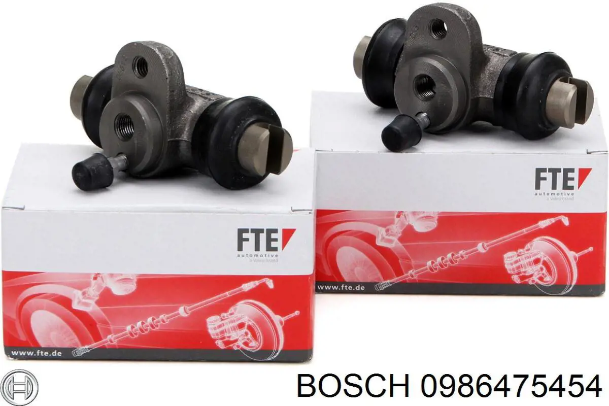 0986475454 Bosch cilindro de freno de rueda trasero