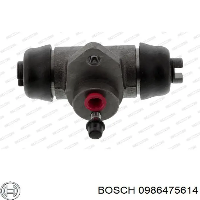 0986475614 Bosch cilindro de freno de rueda trasero