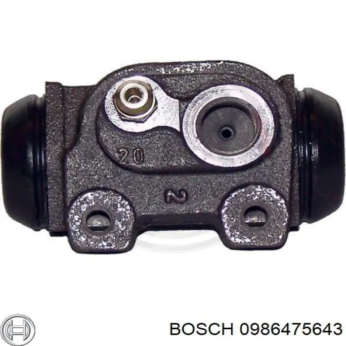 0986475643 Bosch cilindro de freno de rueda trasero