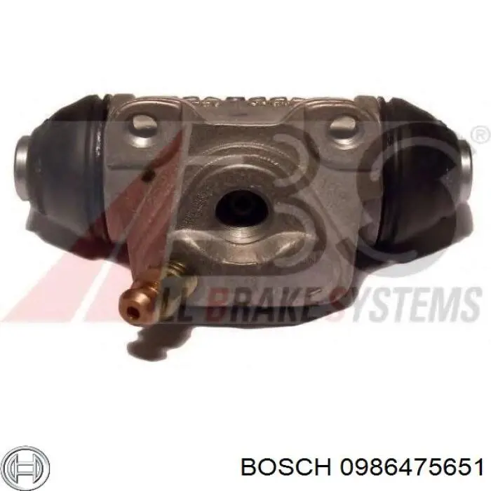 0986475651 Bosch cilindro de freno de rueda trasero