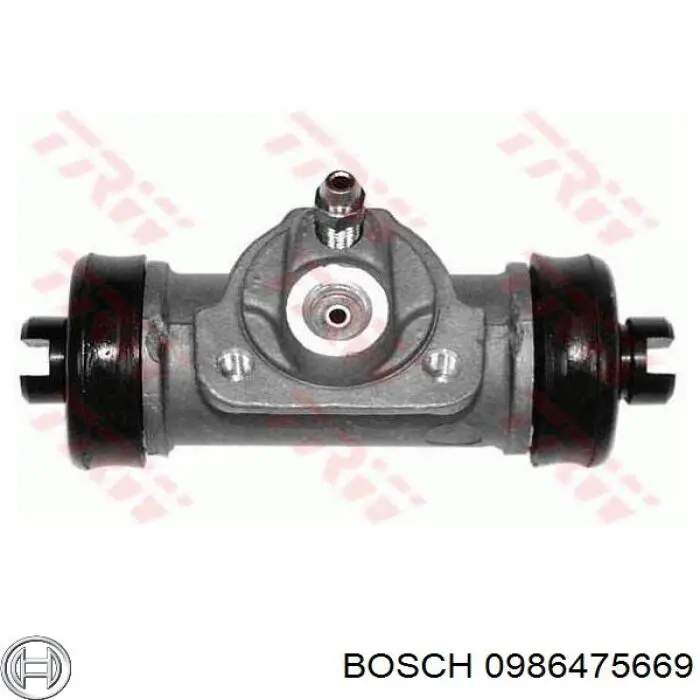 0986475669 Bosch cilindro de freno de rueda trasero