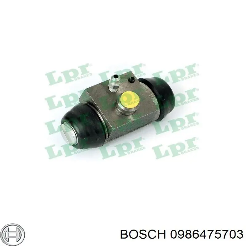 0986475703 Bosch cilindro de freno de rueda trasero