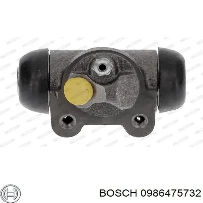 0986475732 Bosch cilindro de freno de rueda trasero