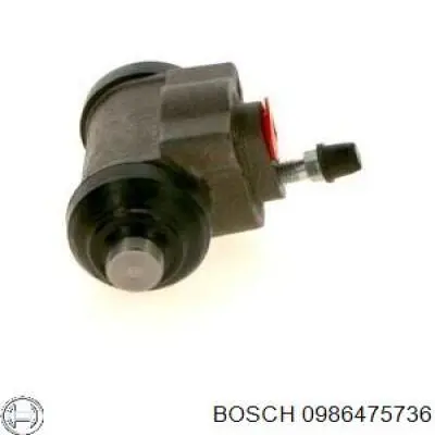 0986475736 Bosch cilindro de freno de rueda trasero