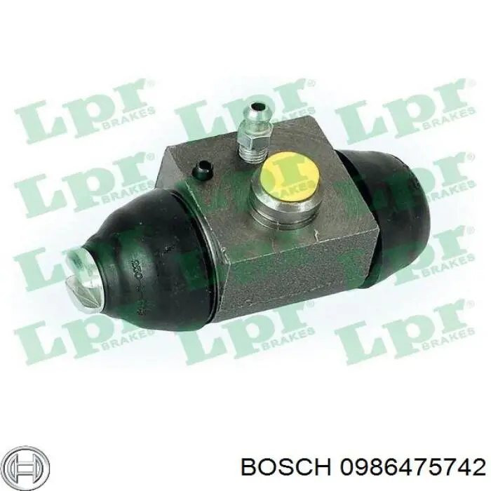 0986475742 Bosch cilindro de freno de rueda trasero