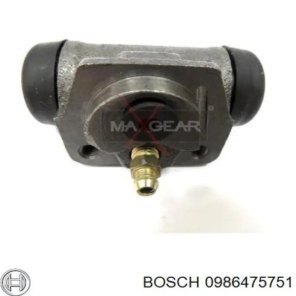 0986475751 Bosch cilindro de freno de rueda trasero