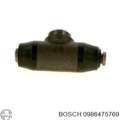 Cilindro de freno de rueda trasera 0986475769 Bosch