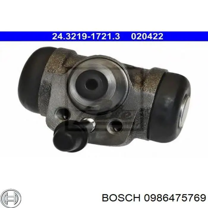 0 986 475 769 Bosch cilindro de freno de rueda trasero