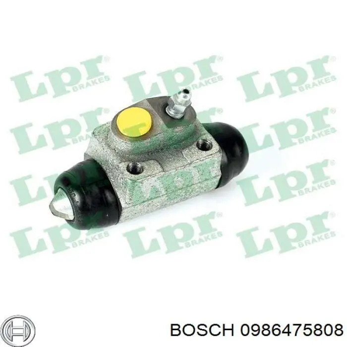 0986475808 Bosch cilindro de freno de rueda trasero