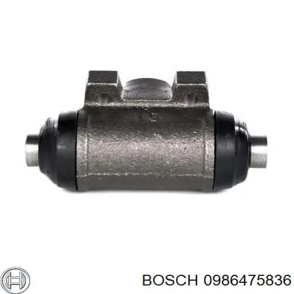 0986475836 Bosch cilindro de freno de rueda trasero