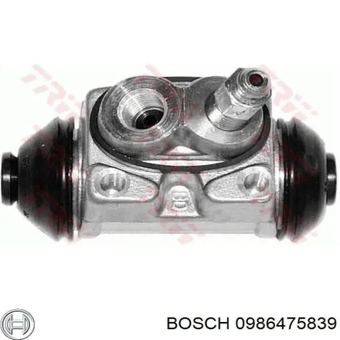 0986475839 Bosch cilindro de freno de rueda trasero