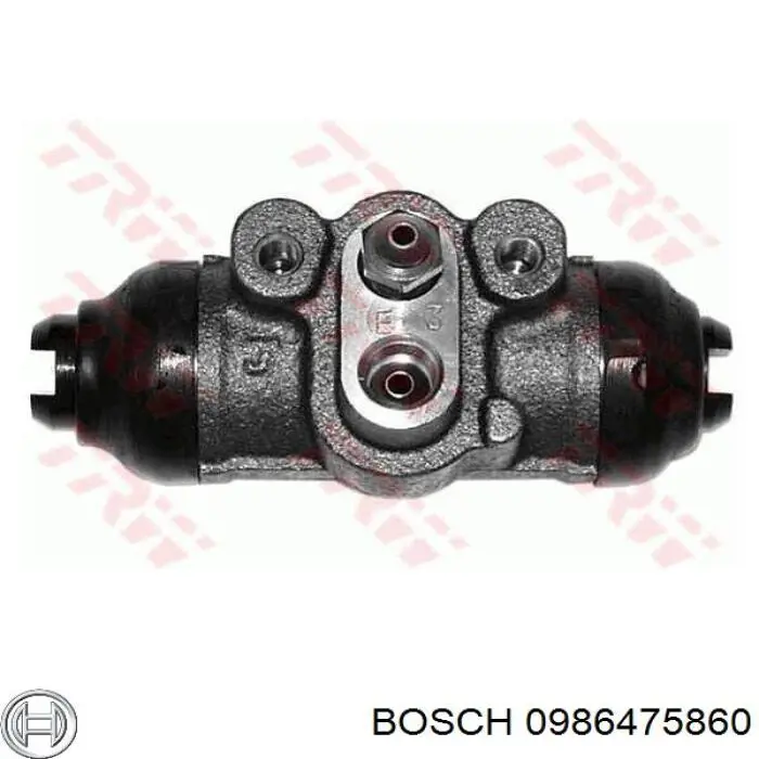 0986475860 Bosch cilindro de freno de rueda trasero