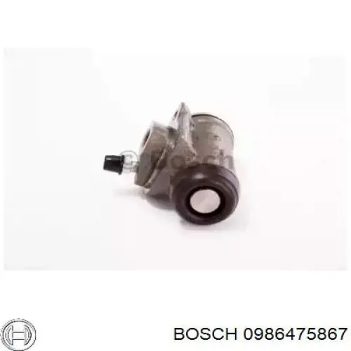 0986475867 Bosch cilindro de freno de rueda trasero