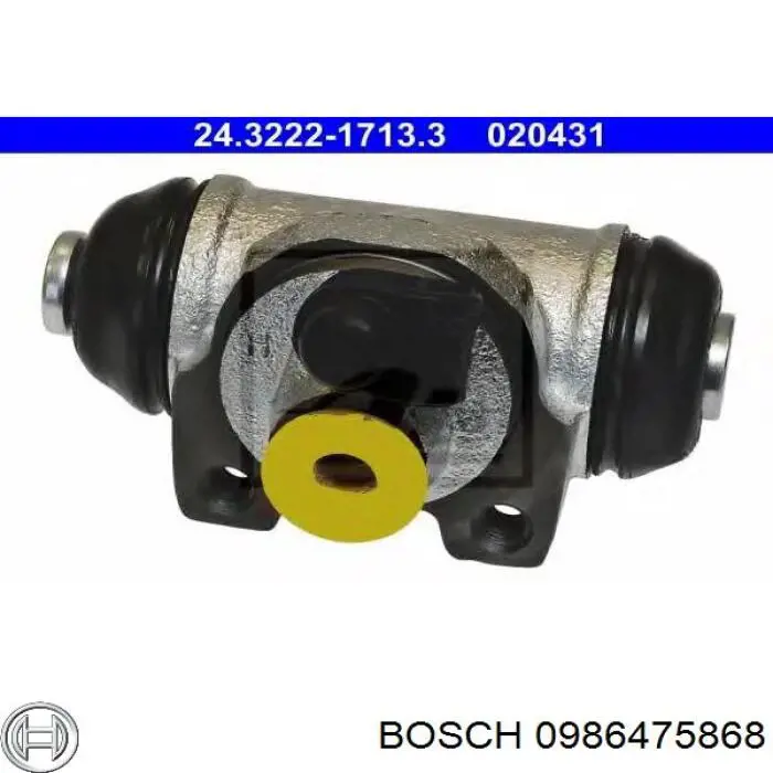 0986475868 Bosch cilindro de freno de rueda trasero