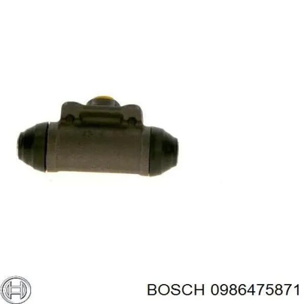 0986475871 Bosch cilindro de freno de rueda trasero
