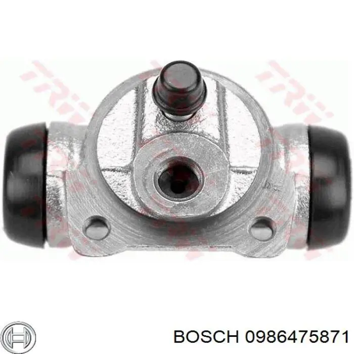 Cilindro de freno de rueda trasera 0986475871 Bosch