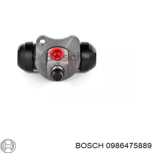 0986475889 Bosch cilindro de freno de rueda trasero
