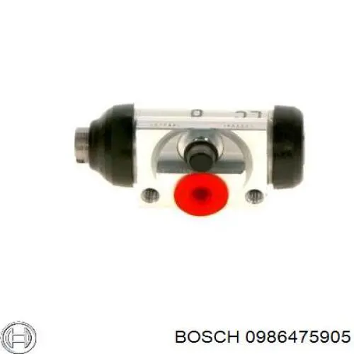 0986475905 Bosch cilindro de freno de rueda trasero