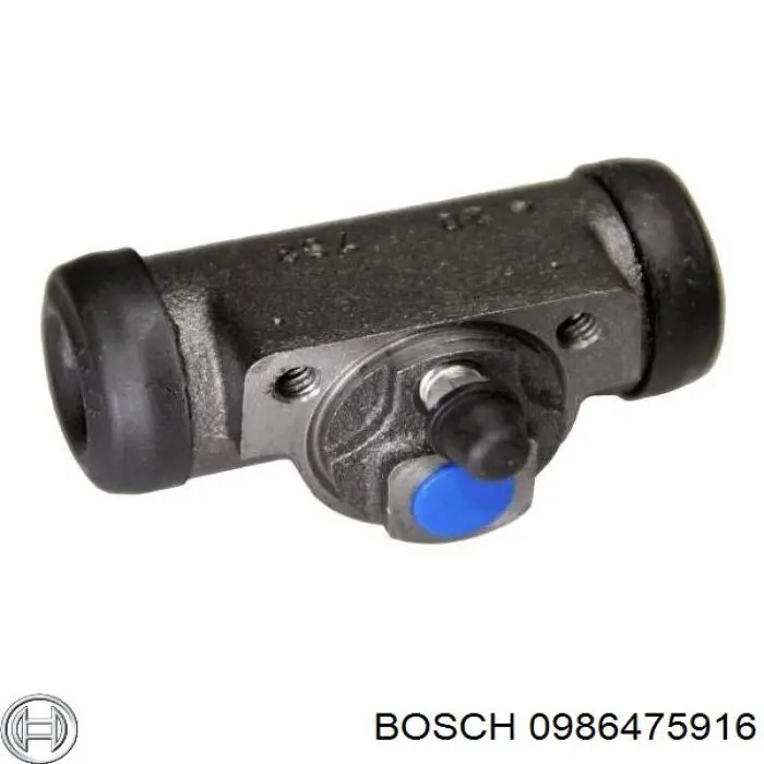 0986475916 Bosch cilindro de freno de rueda trasero