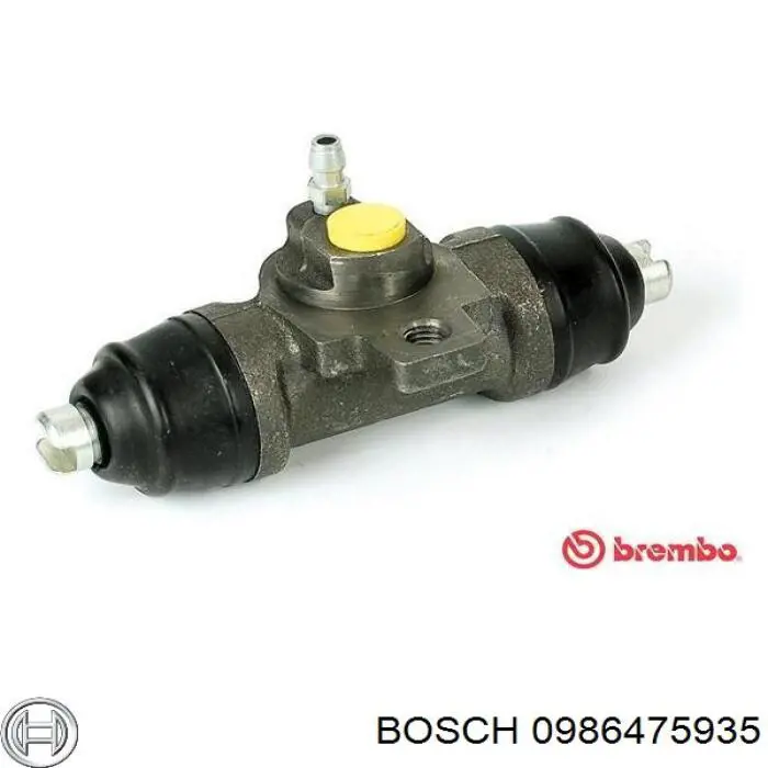 0986475935 Bosch cilindro de freno de rueda trasero