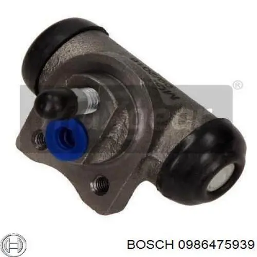 0986475939 Bosch cilindro de freno de rueda trasero