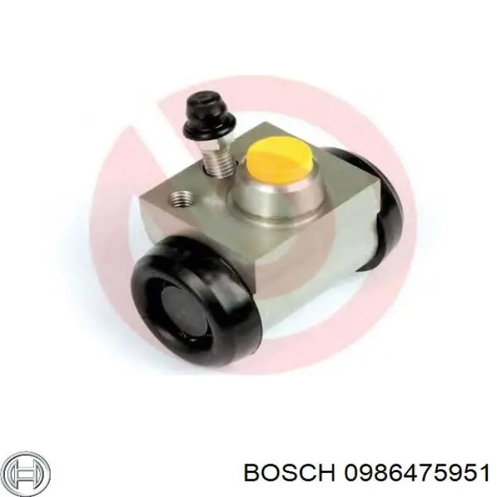 0986475951 Bosch cilindro de freno de rueda trasero