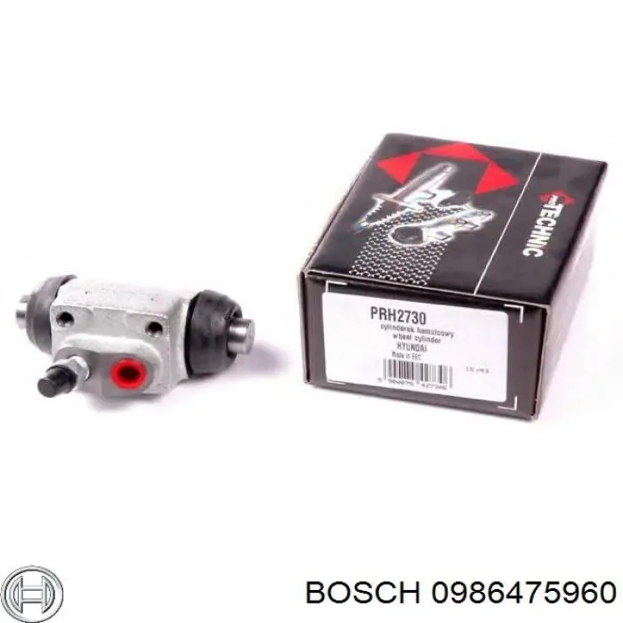 0986475960 Bosch cilindro de freno de rueda trasero