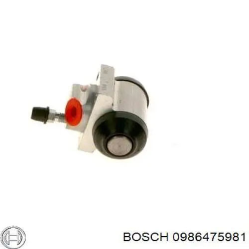 0986475981 Bosch cilindro de freno de rueda trasero